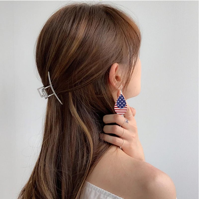 ecozran Halloween, Christmas, 4th of July Patriotic Earrings, Holiday Earrings Independence Day Stud Dangle Drop Earrings Hook Fashion Jewelry Gift for Women - Image 3